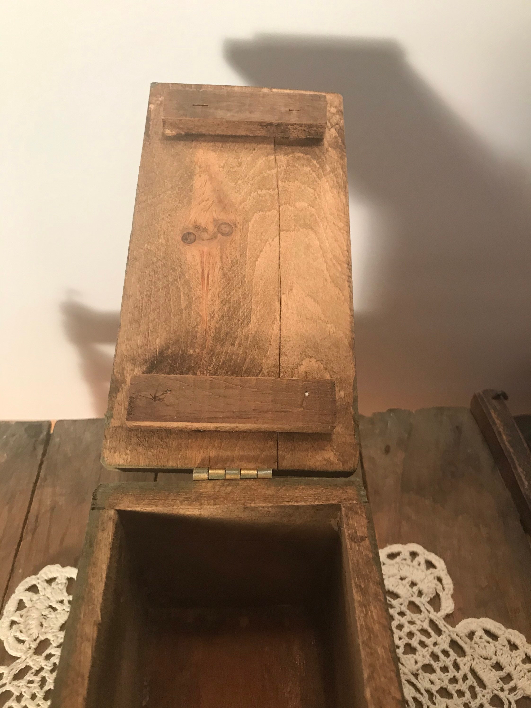 Caja de decoración de almacenamiento de madera | Etsy