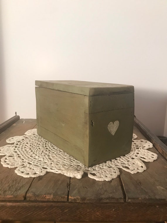 Caja de decoración de almacenamiento de madera | Etsy