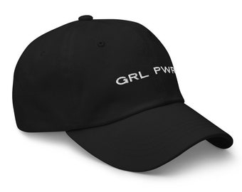 GRL PWR Dad hat