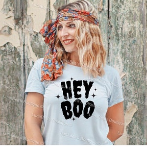 Hey Boo Fall PNG, Instant Download, Halloween sublimation graphics, sublimation designs downloads, Fall PNG Shirt Printable, Halloween PNG