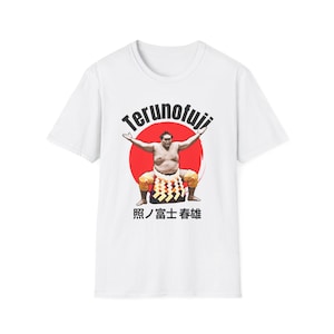 Terunofuji Yokozuna Shirt - Arms Open Pose - Rikishi Champion Art Tee