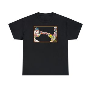 Sparta Front Kick Of Doom, The Spider Silva Unisex Heavy Cotton Tee, The Spider MMA, Anderson Silva Shirt, For MMA fans
