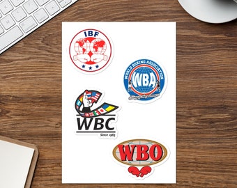 Boxing Organizations Bundle Sticker sheet