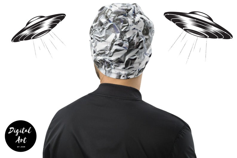 Tin Foil Hat Beanie, Tin Foil Hat, Tinfoil Hat, Tinfoil Hat Beanie, Alex Jones, Conspiracy Theory Clothing, Conspiracy Beanie, Unisex Beanie image 7