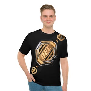 And the New .... UFC Champion of the World is...  all over printed Unisex Loose T-shirt (AOP)