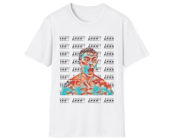 Camiseta gráfica de Van Damme "El Grito" - Camiseta retro de película de acción