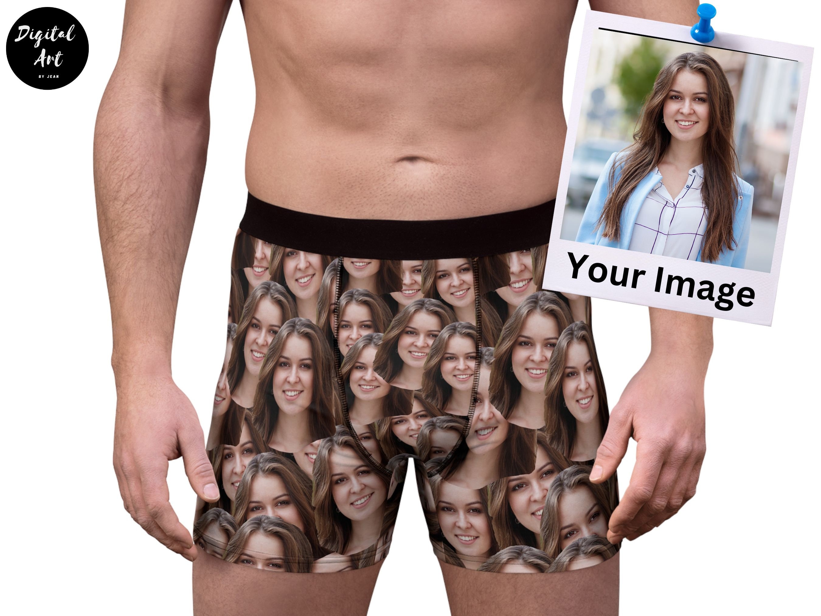 Custom Briefs Personalized Men's Boxer Briefs Custom Face Underwear - Etsy