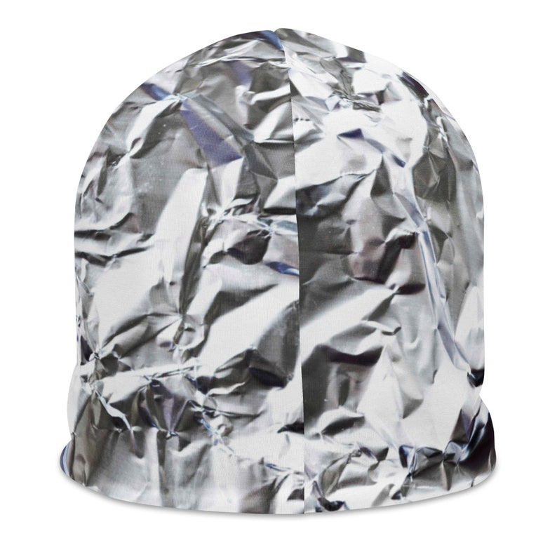 Tin Foil Hat Beanie, Tin Foil Hat, Tinfoil Hat, Tinfoil Hat Beanie, Alex Jones, Conspiracy Theory Clothing, Conspiracy Beanie