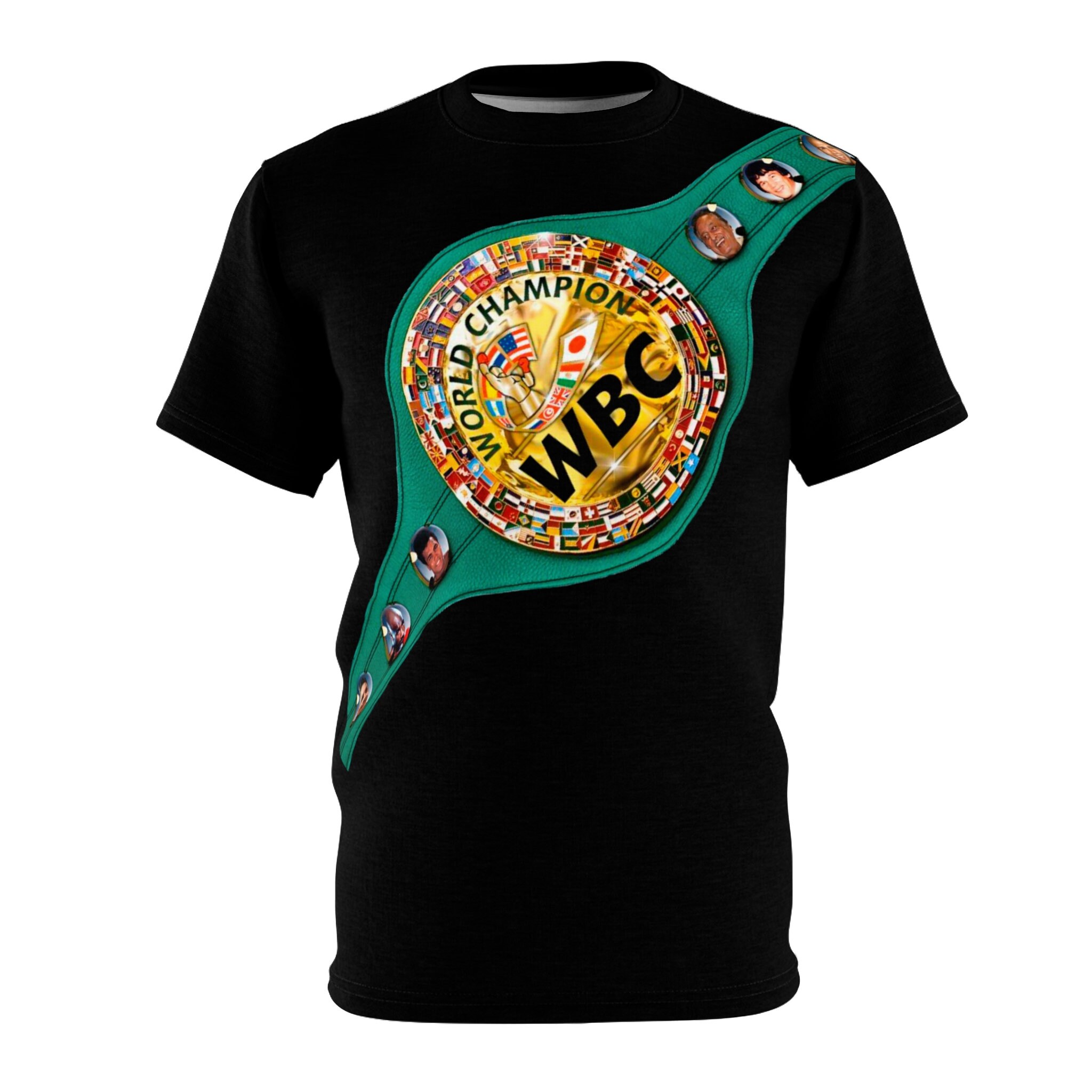 ボクシングチャンピオン ユニセックスTシャツ：WBCベルトデザイン