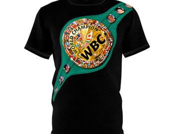 ボクシングチャンピオン ユニセックスTシャツ：WBCベルトデザイン