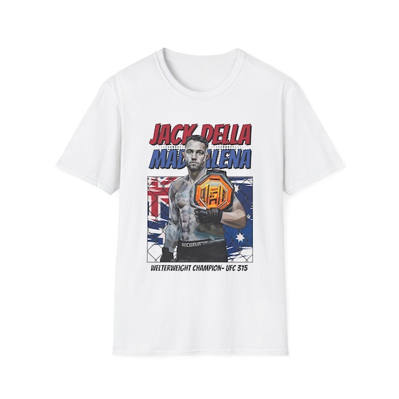 Jack Della Maddalena UFC Champion T-shirt - MMA Fan Apparel - Etsy
