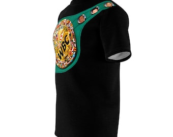ボクシングチャンピオン ユニセックスTシャツ：WBCベルトデザイン