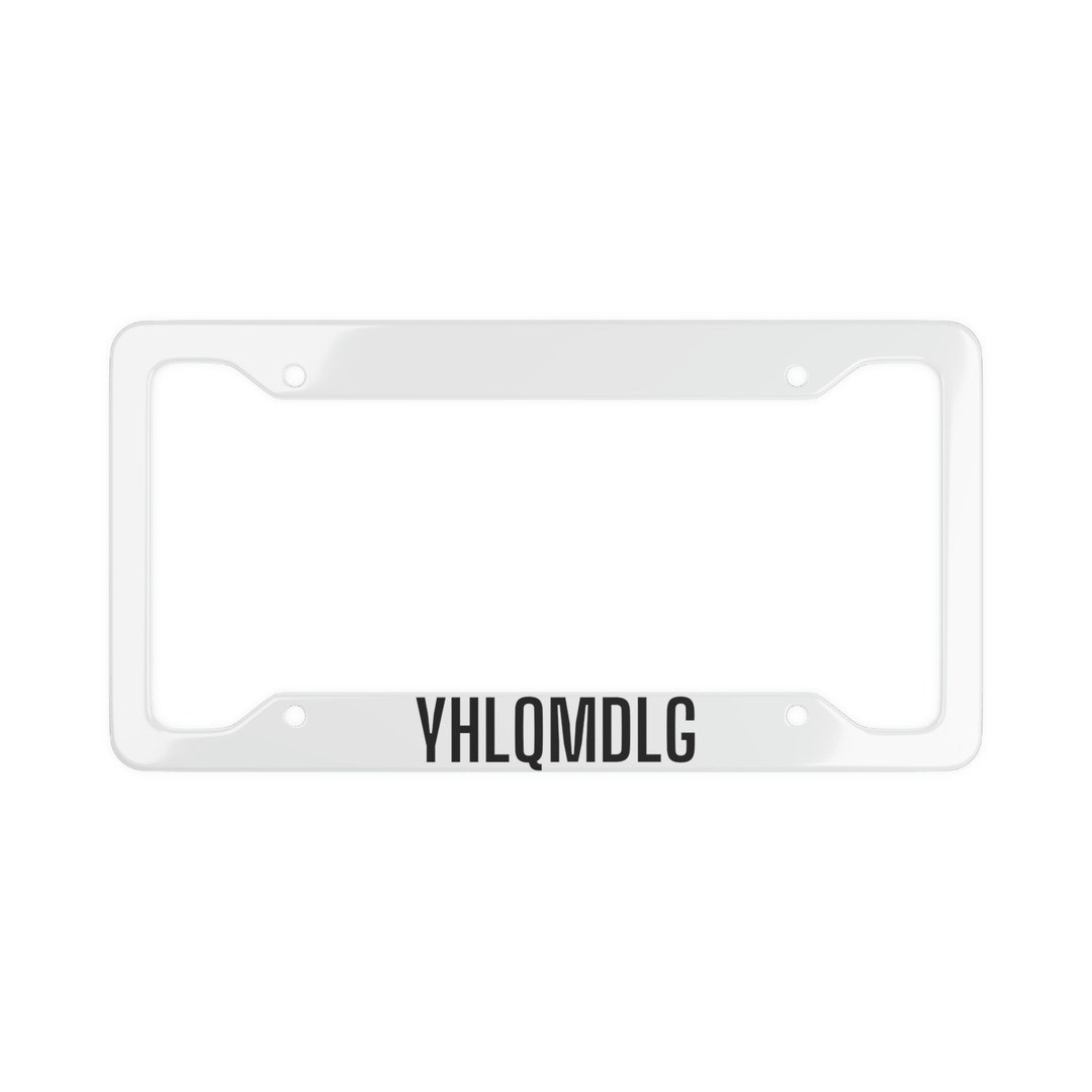 YHLQMDLG License Plate Frame Etsy
