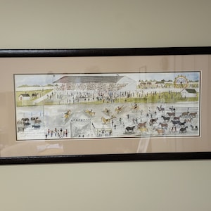 Irene McCaugherty Watercolor &quot;Reg Kessler&#39;s Scramble&quot;