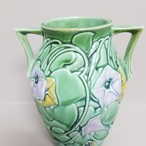 Roseville-aardewerkvaas Morning Glory-patroon 727-8