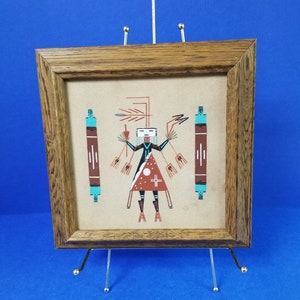 Navajo Sand Painting by Wilbert Yazzie*