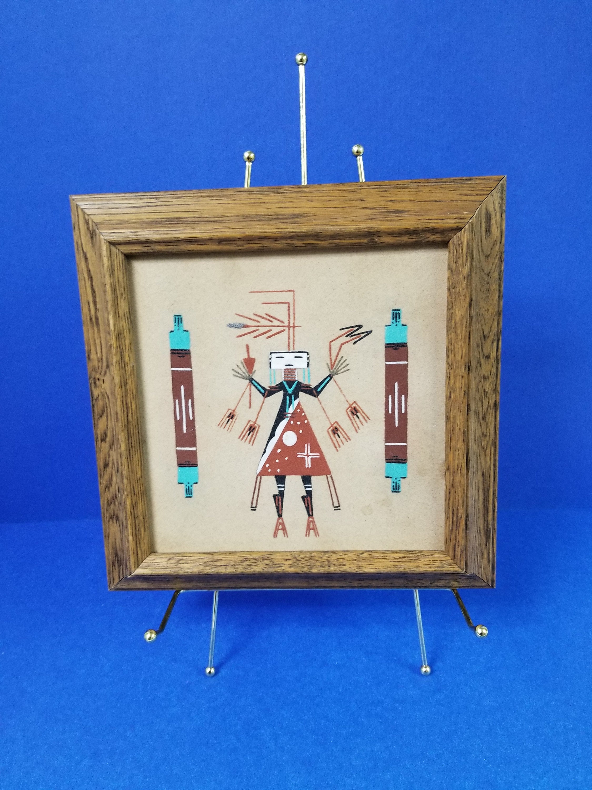 Navajo Sand Painting by Wilbert Yazzie* - Etsy