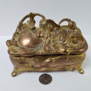 Antique Casket Trinket Box*