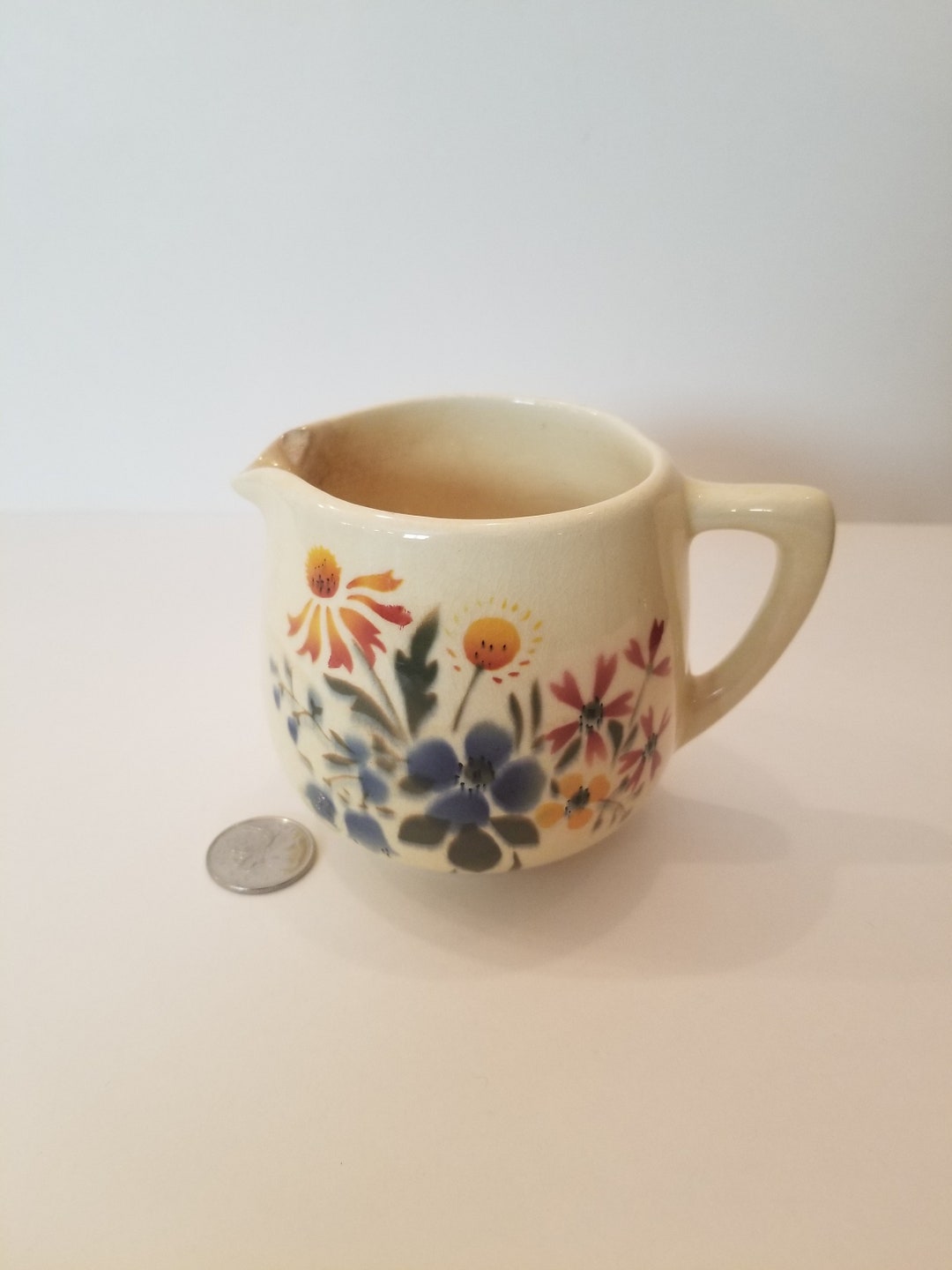 Medalta Potteries 1/2 Pint Pitcher Creamer Etsy Canada