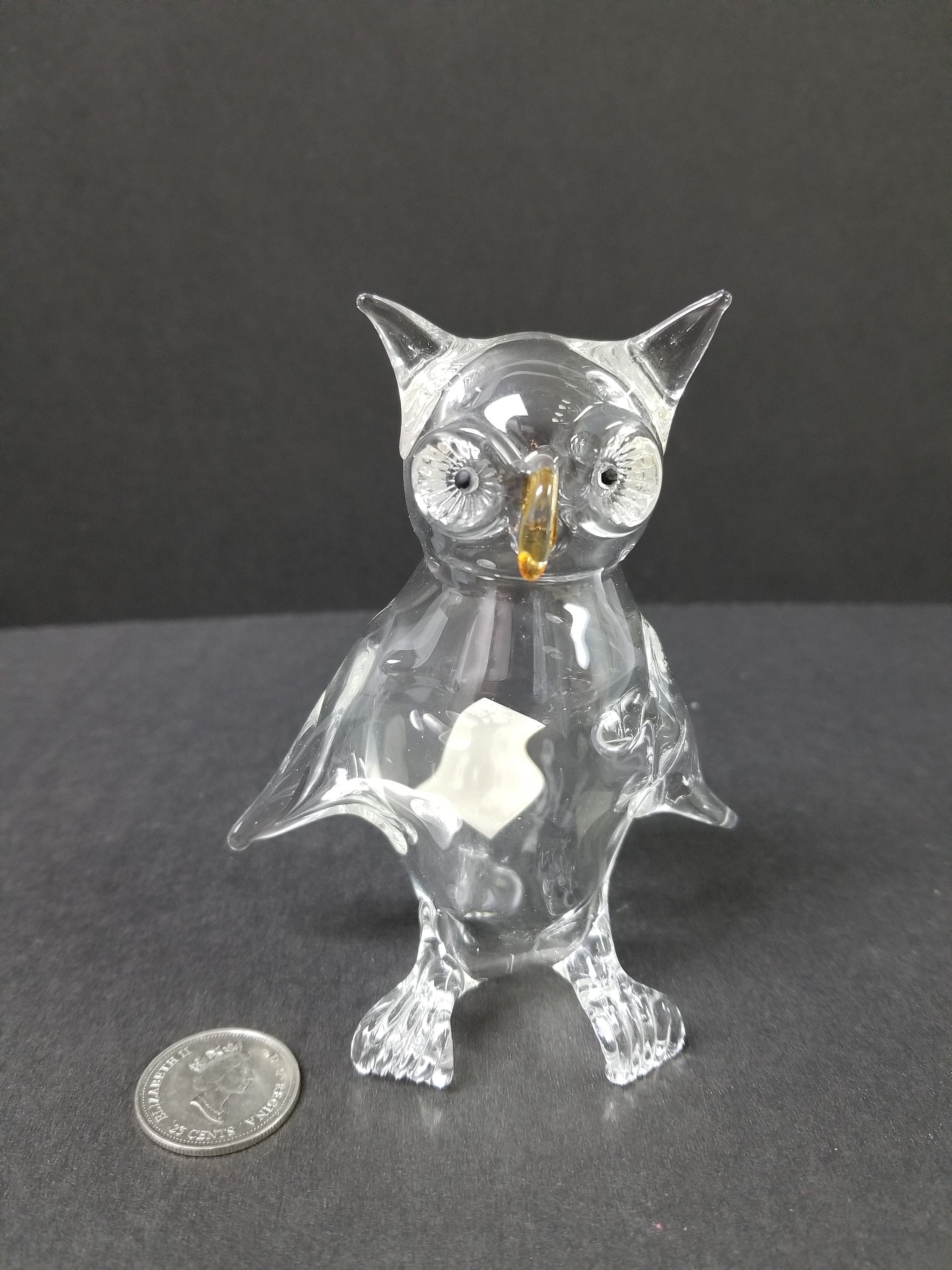 ヴィンテージ アルタグラス 吹きガラス フクロウ - Etsy 日本