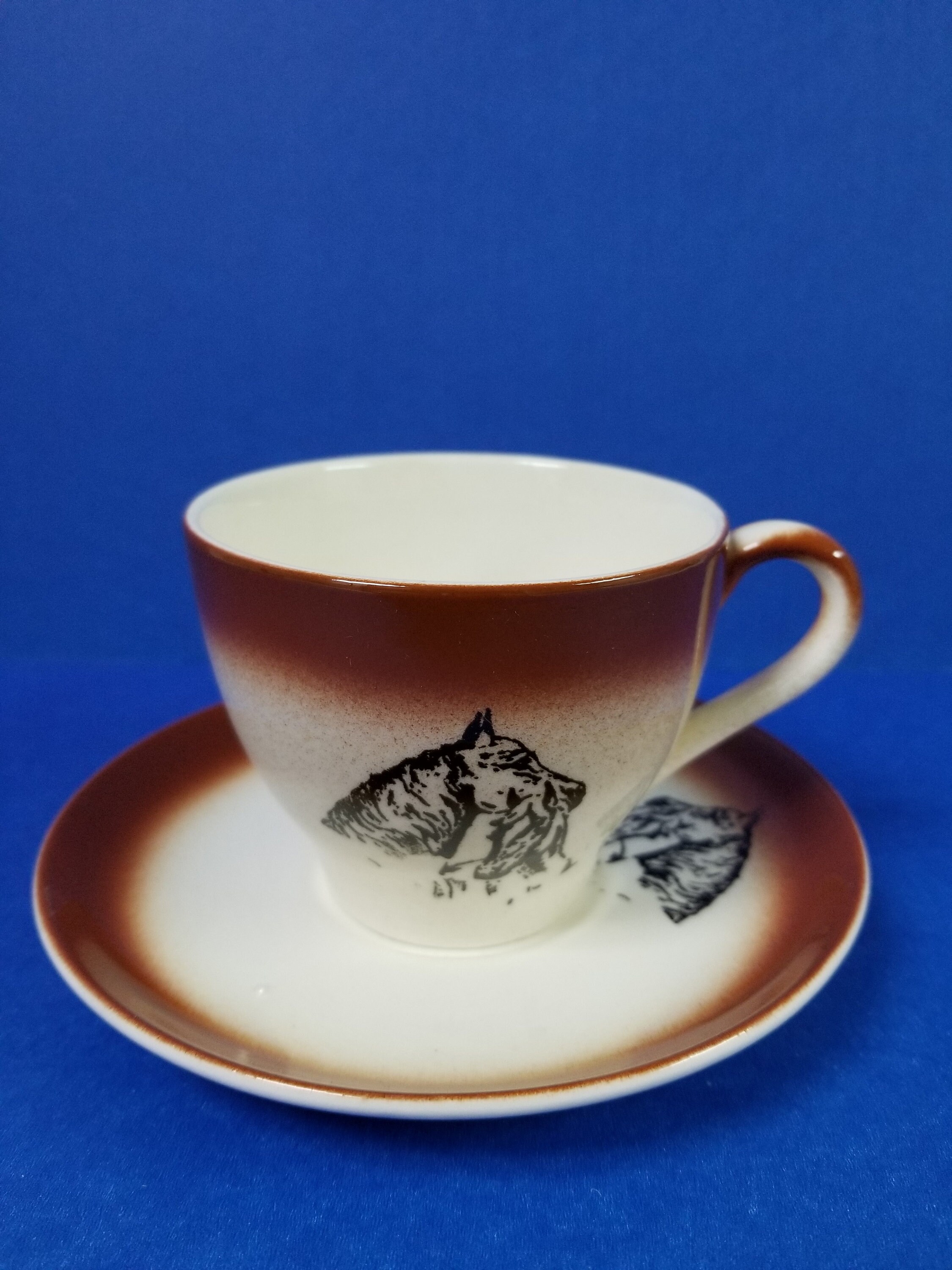 Hycroft China Cup and Saucer horse and Foal Etsy