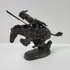 Frederick Remington Bronze &quot;The Cheyenne&quot; Reproduction
