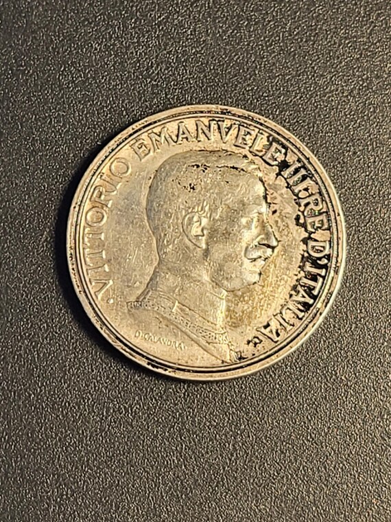 1914年 イタリア 2リラ銀貨 極美品 - Etsy 日本