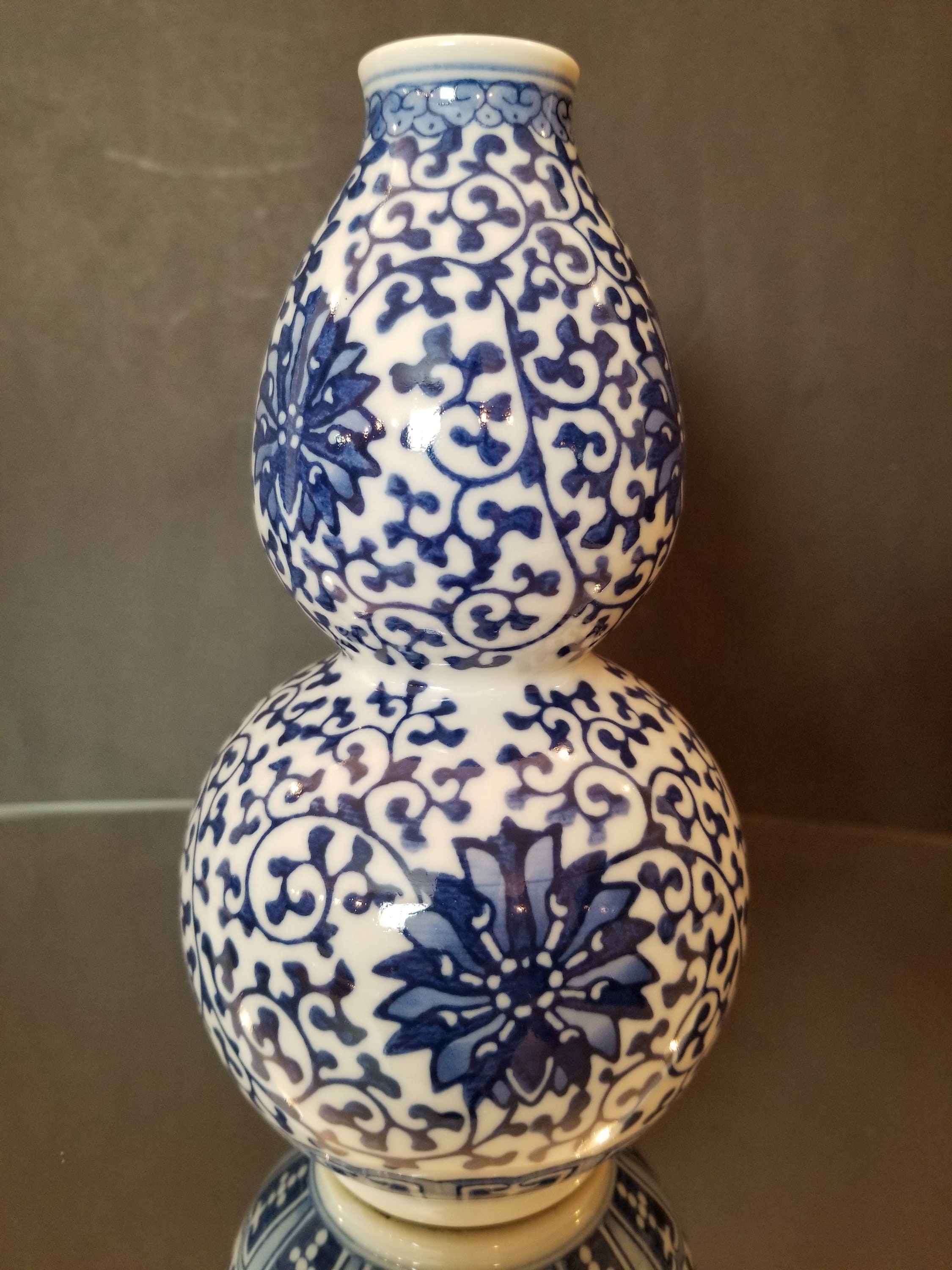 豊富なギフト 景徳鎮 中国 二重ひょうたん 青花瓶* - Etsy 日本 その他