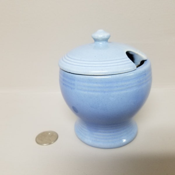 Medicine Hat Potteries Blue Sugar Bowl