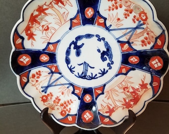 伊万里焼　アンティーク アンティークの伊万里焼皿 - Etsy 日本