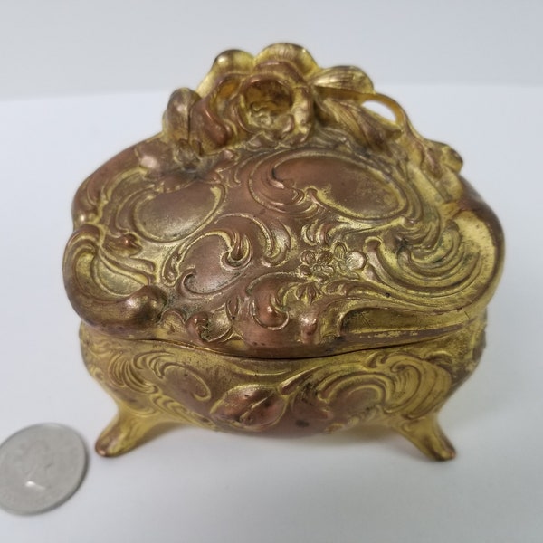 Antique Art Nouveau JB Trinket Casket Box*