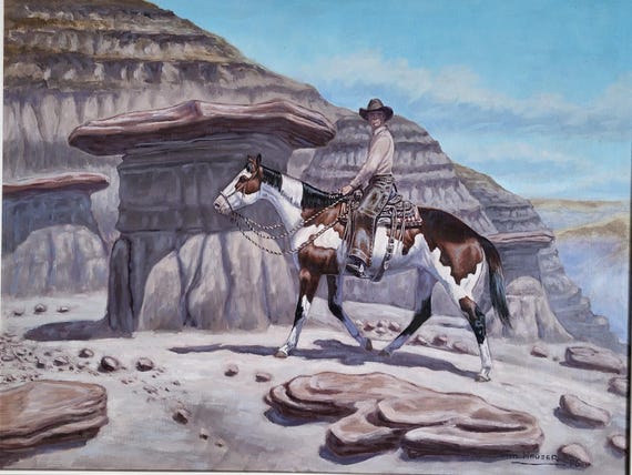 Jim Hauser Original Oil Painting Titled 
