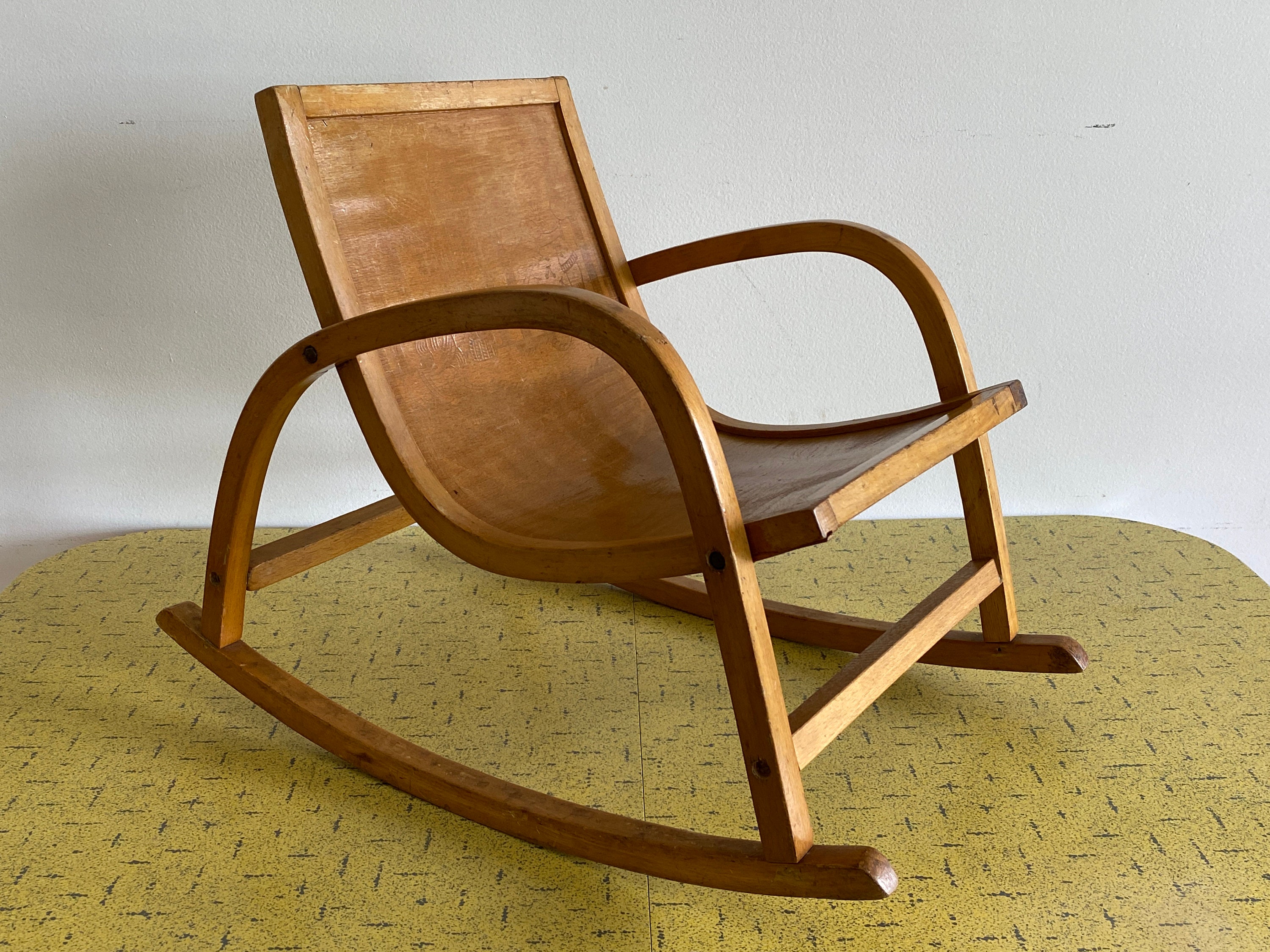 1950s Child Rocking Chair Etsy