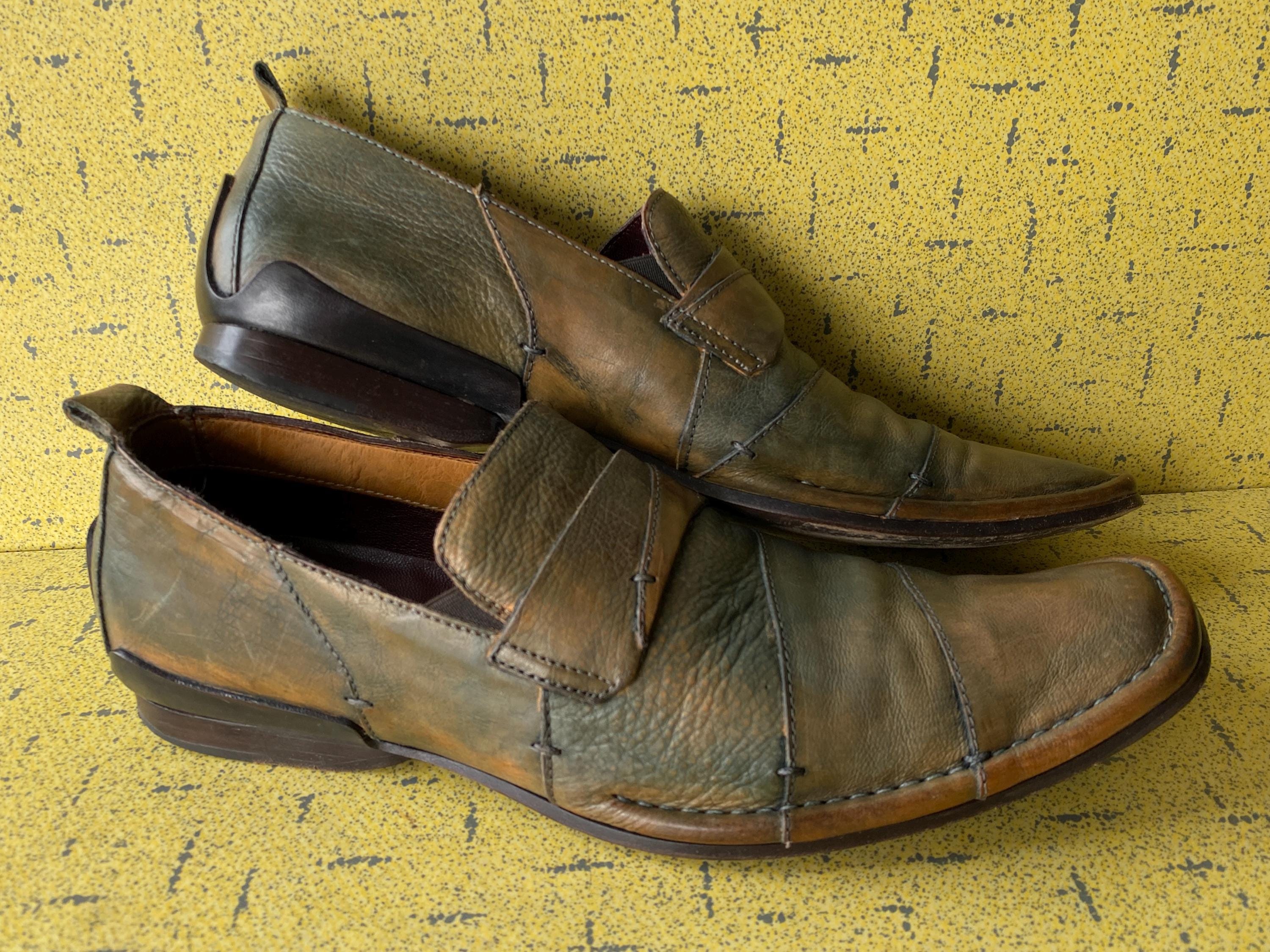 NEW Mark Nason ITALY Rock Never Dies Mens 13 Brown Leather Slip-on Loafers Shoes Mark Nason Men main image 2