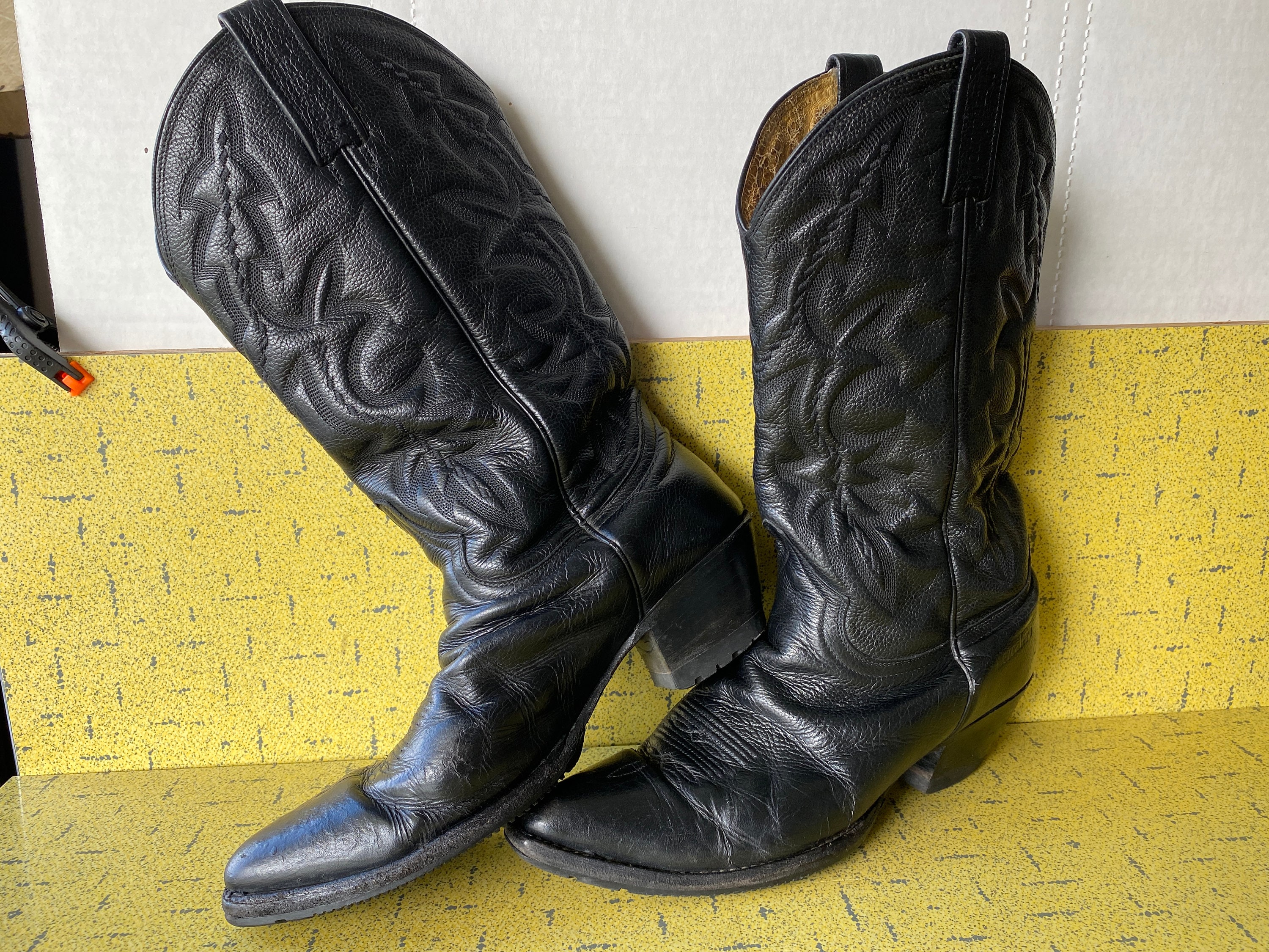 Mezcalero ウエスタンブーツ ヴィンテージ加工 ジップ開閉