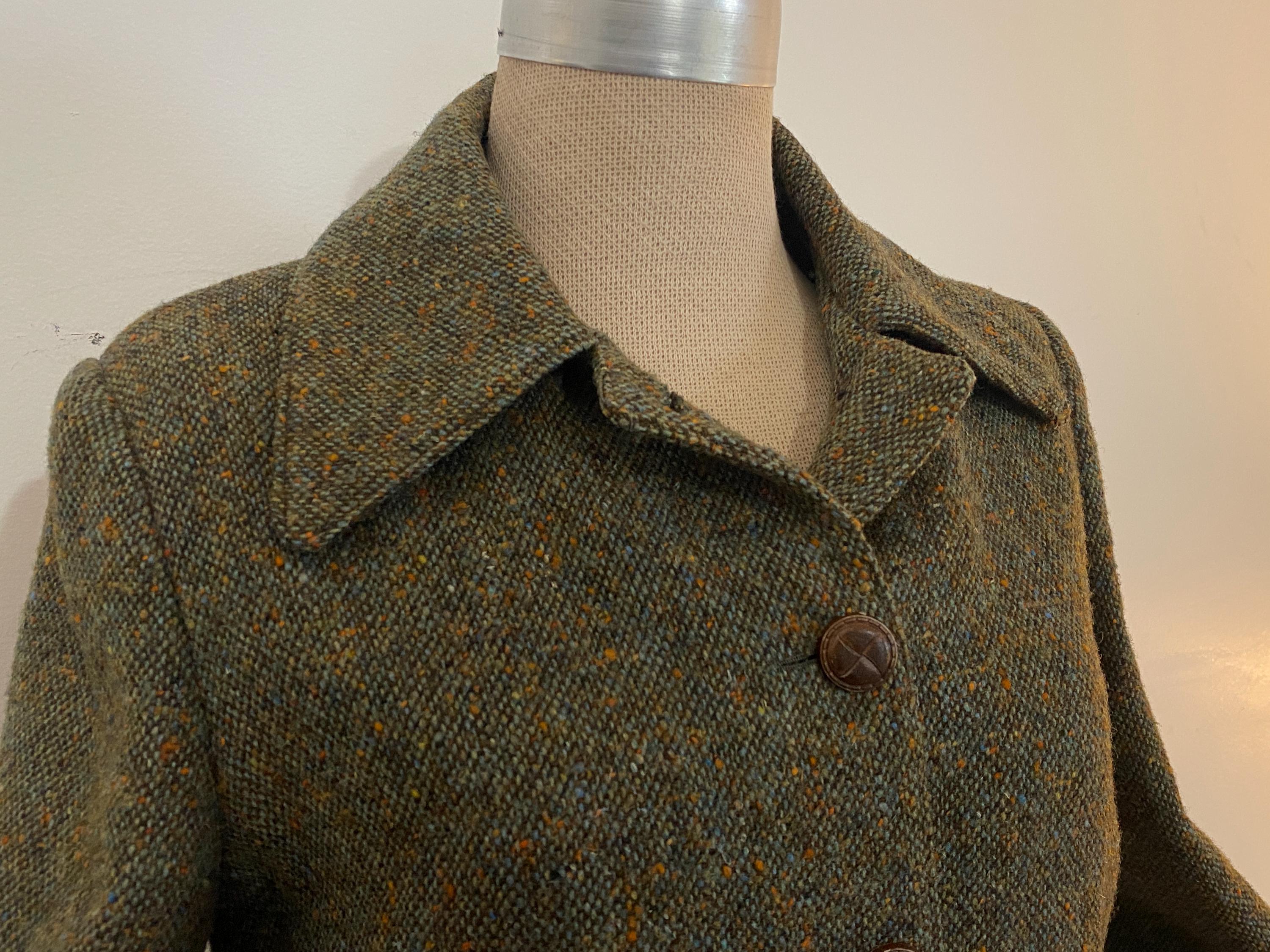 Donegal tweed coat - Etsy 日本