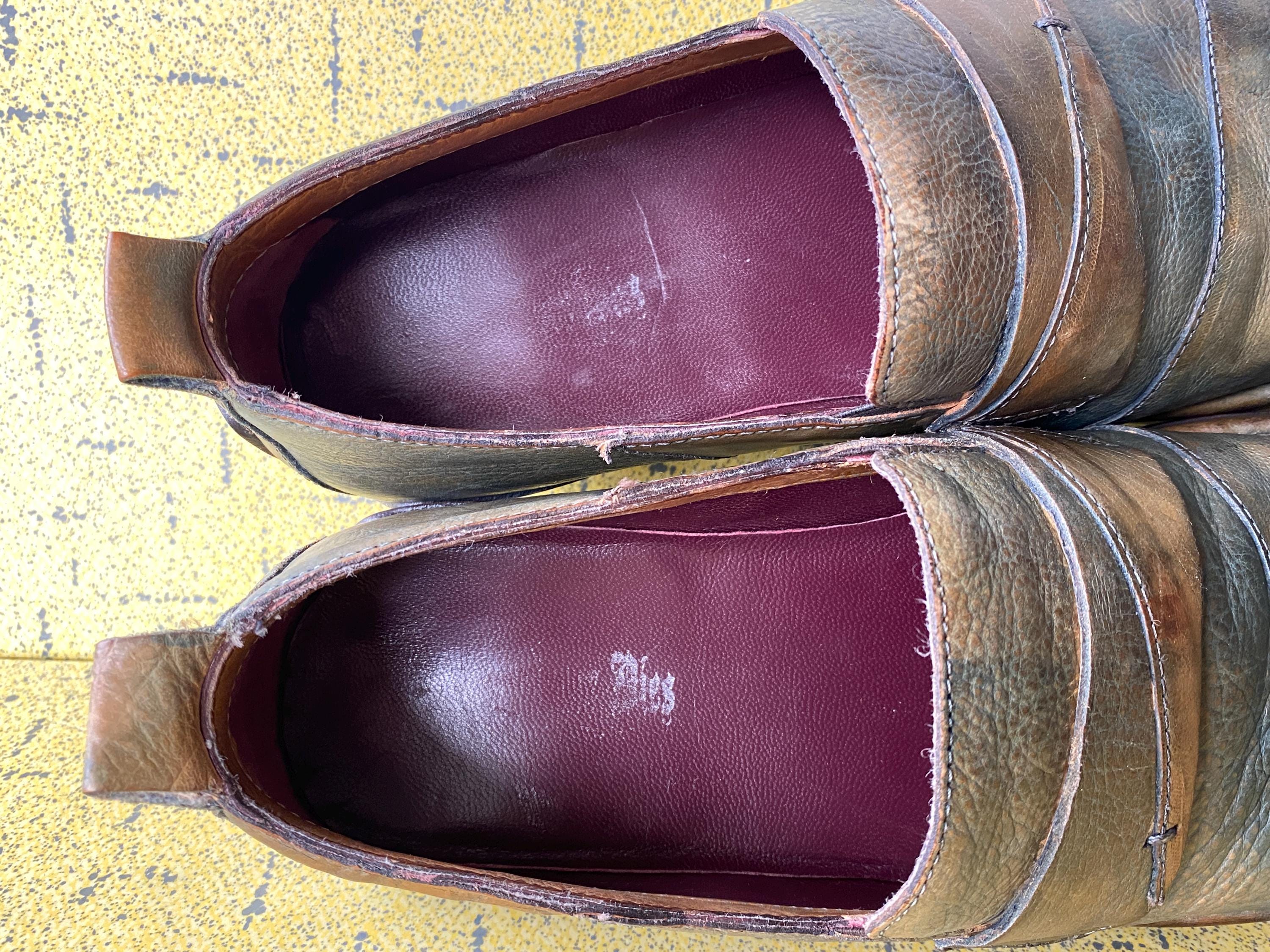 Mark Nason Rock Never Dies Metallic loafer slip on. Men’s size 10 Mark Nason Rock Never Dies Vintage Slip on Loafers - 2 Tone  main image 2