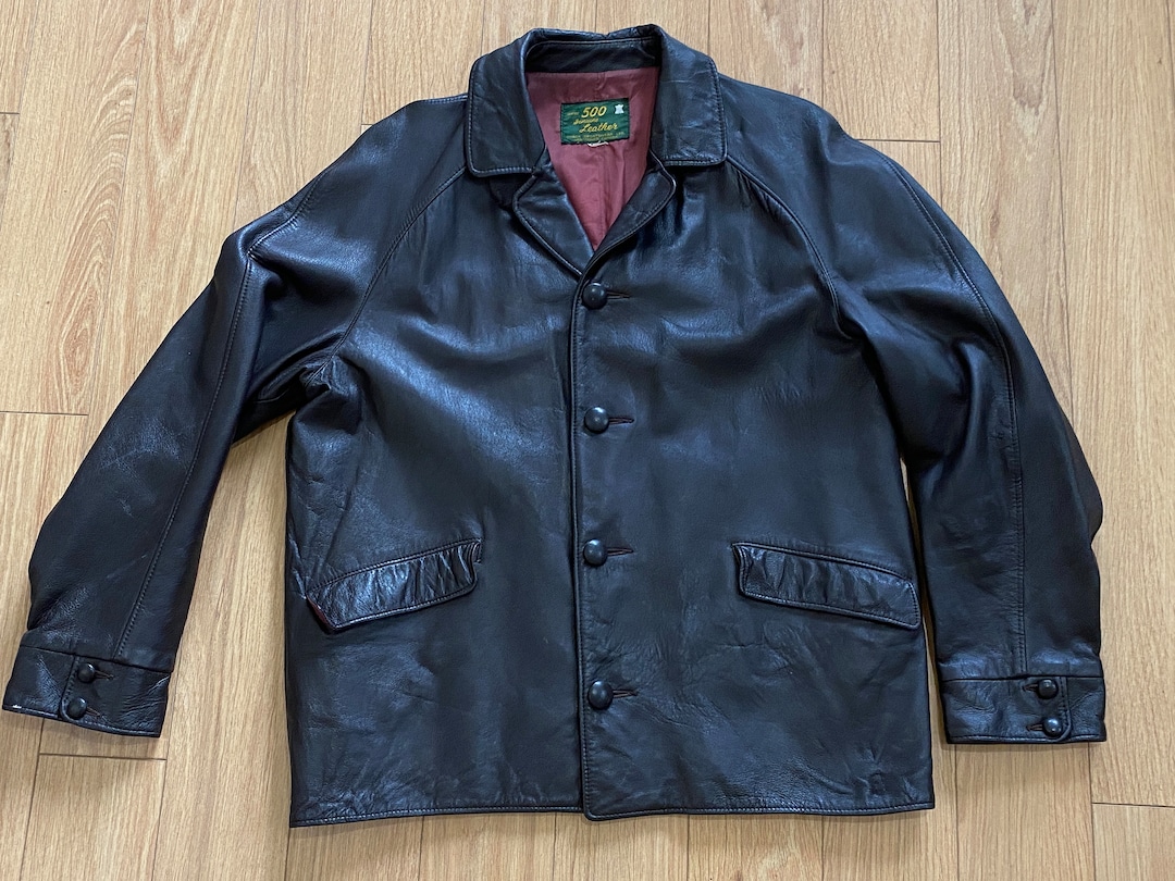 Coast Sportswear Series 500 Vancouver Canada Genuine Leather Vtg. 70s