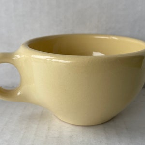 Grindley England Laburnum Petal (Pale Yellow) Vitrified Restaurant Ware Tea Cup - Vintage 1950s - Green Crown & Ship Back Stamp - VG+++ MCM
