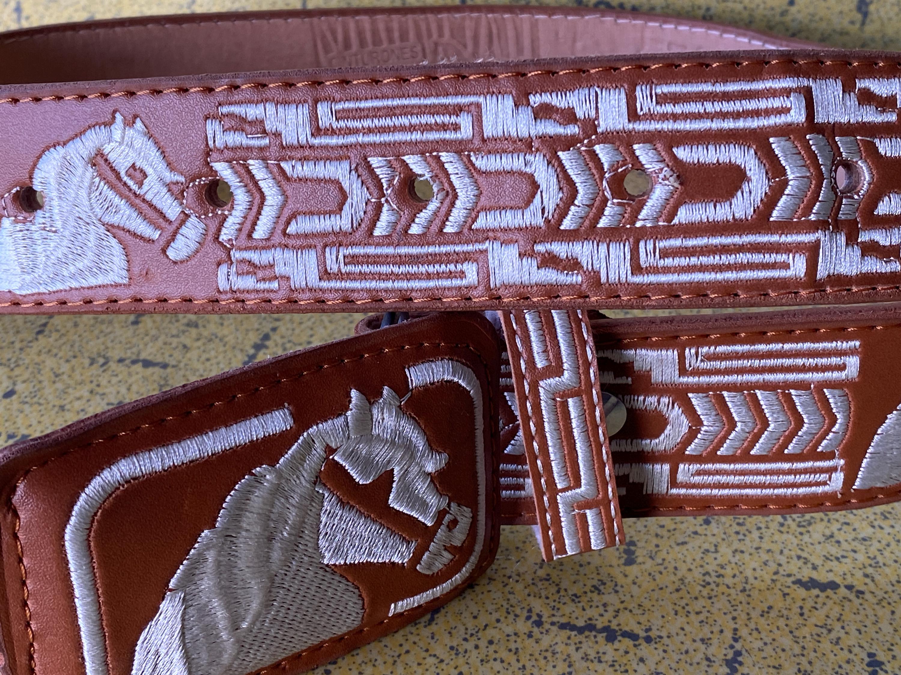 NAVA Cinturones - Nava Belts - Mexican Made Embroidered  display picture 2