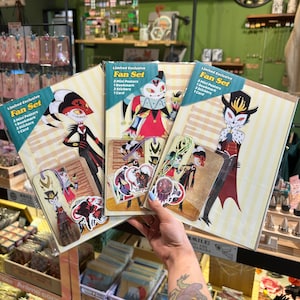 Unofficial fan set inspired by the characters of the cartoon TV series - contains 3 posters, 1 bookmark, 3 stickers, 1 card - graphics by Ekofoxy