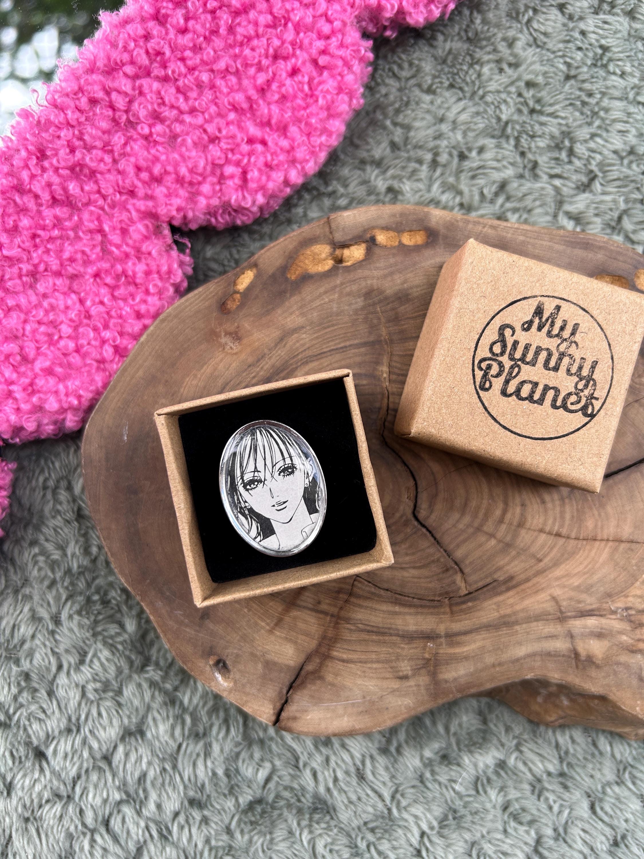 Nana Osaki Stainless Steel Handmade Ring Created With Original