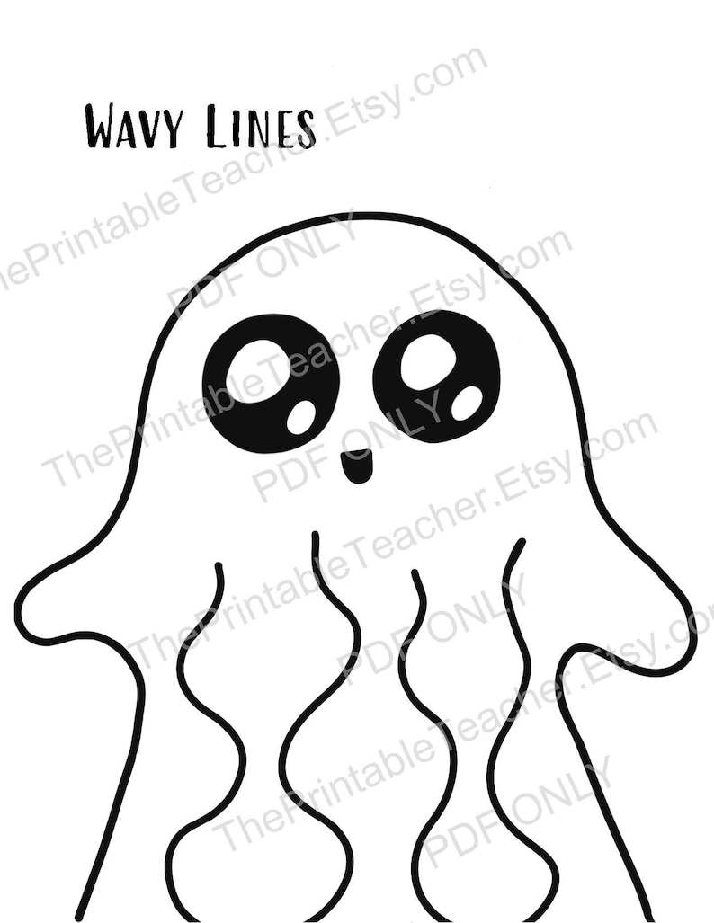 Cut, Color & Paste Ghosts for Prek Students - Etsy