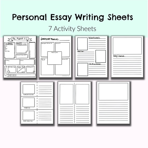Essay Writing Worksheets