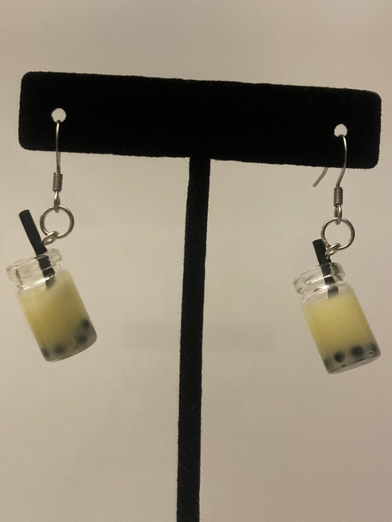 Boba Tea Charm Earrings