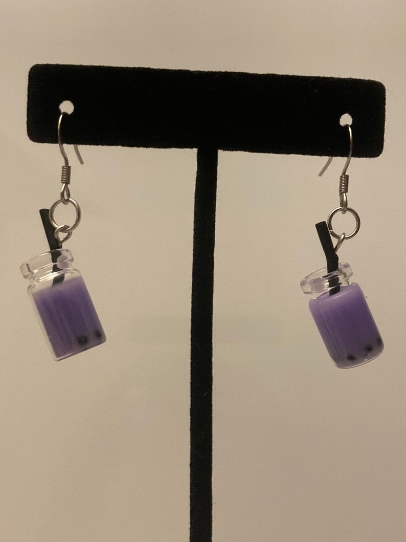 Boba Tea Charm Earrings