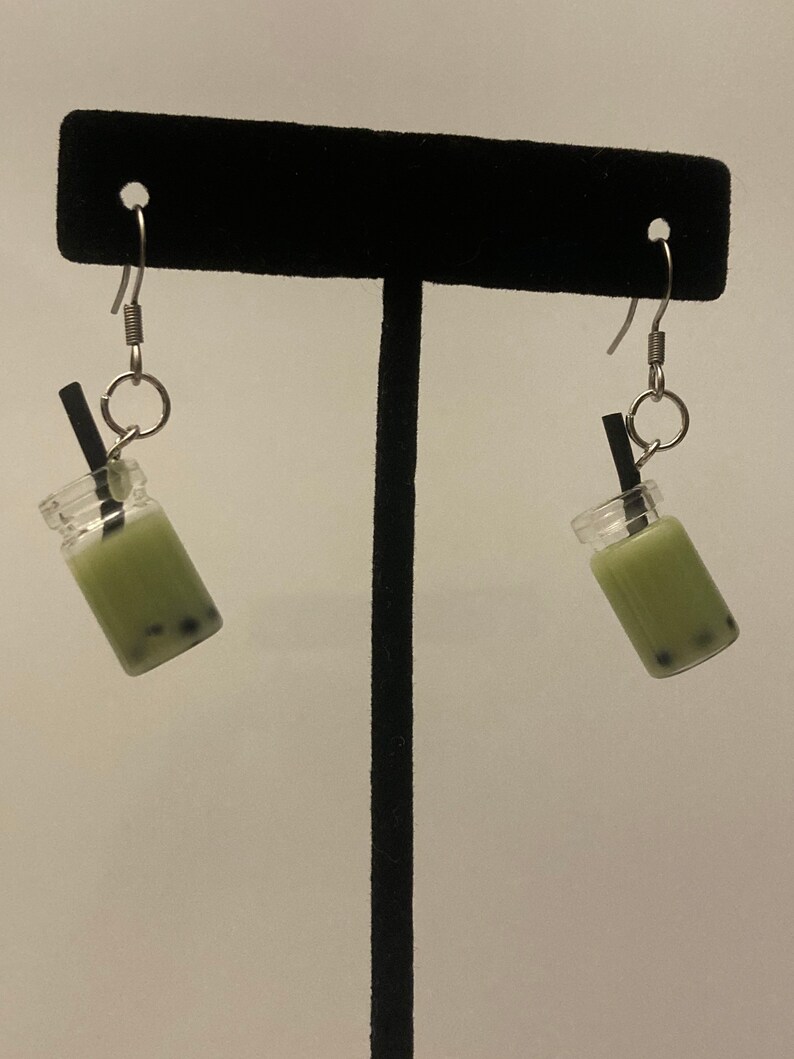 Boba Tea Charm Earrings