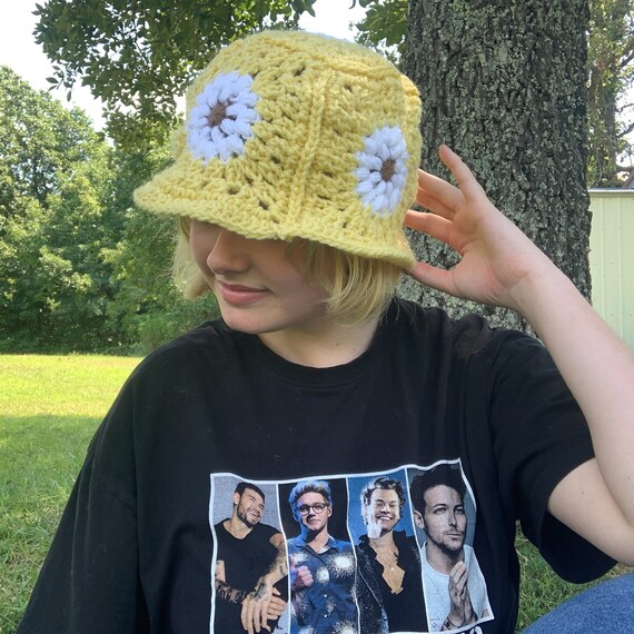 Crochet Bucket Hat Daisy Bucket Hat 