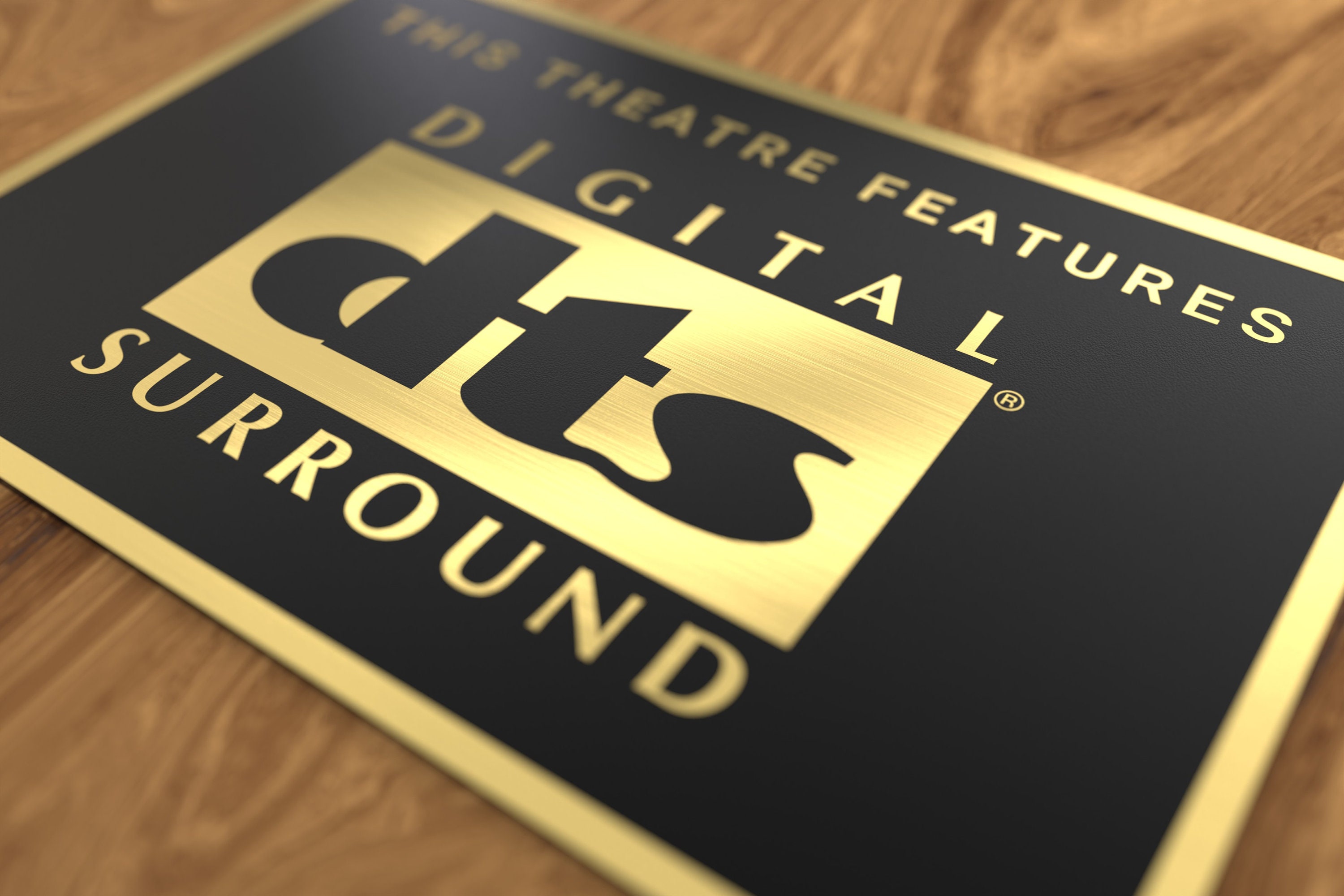 DTS Digital Surround Home Theater Sign Etsy