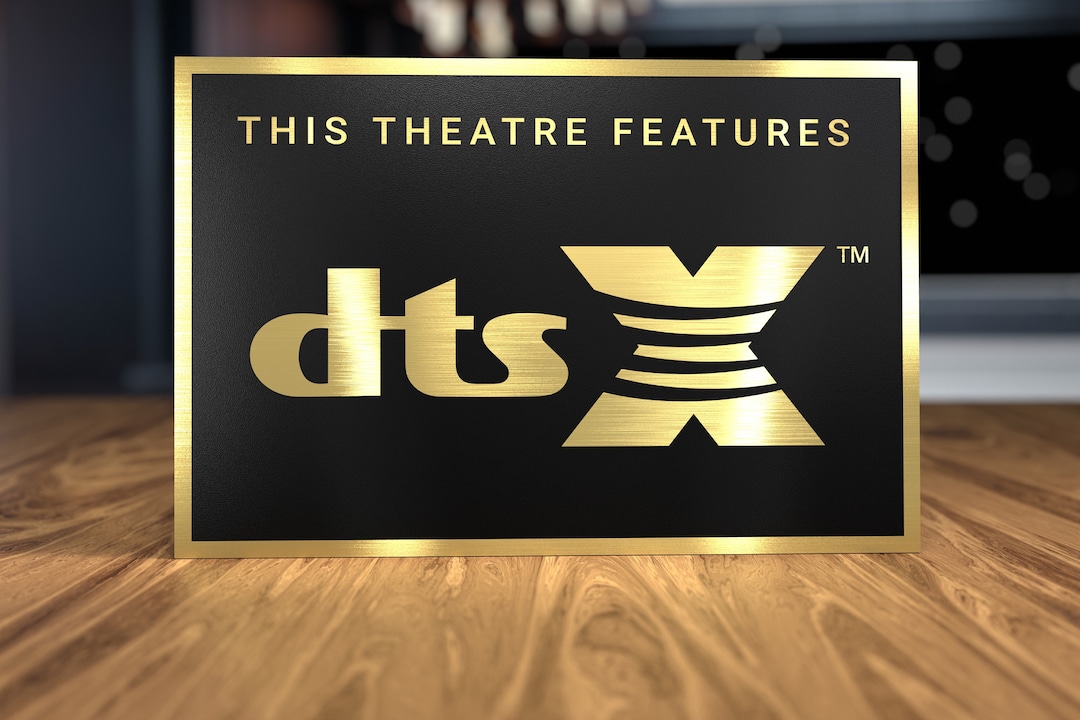 DTS X Home Theater Sign Etsy
